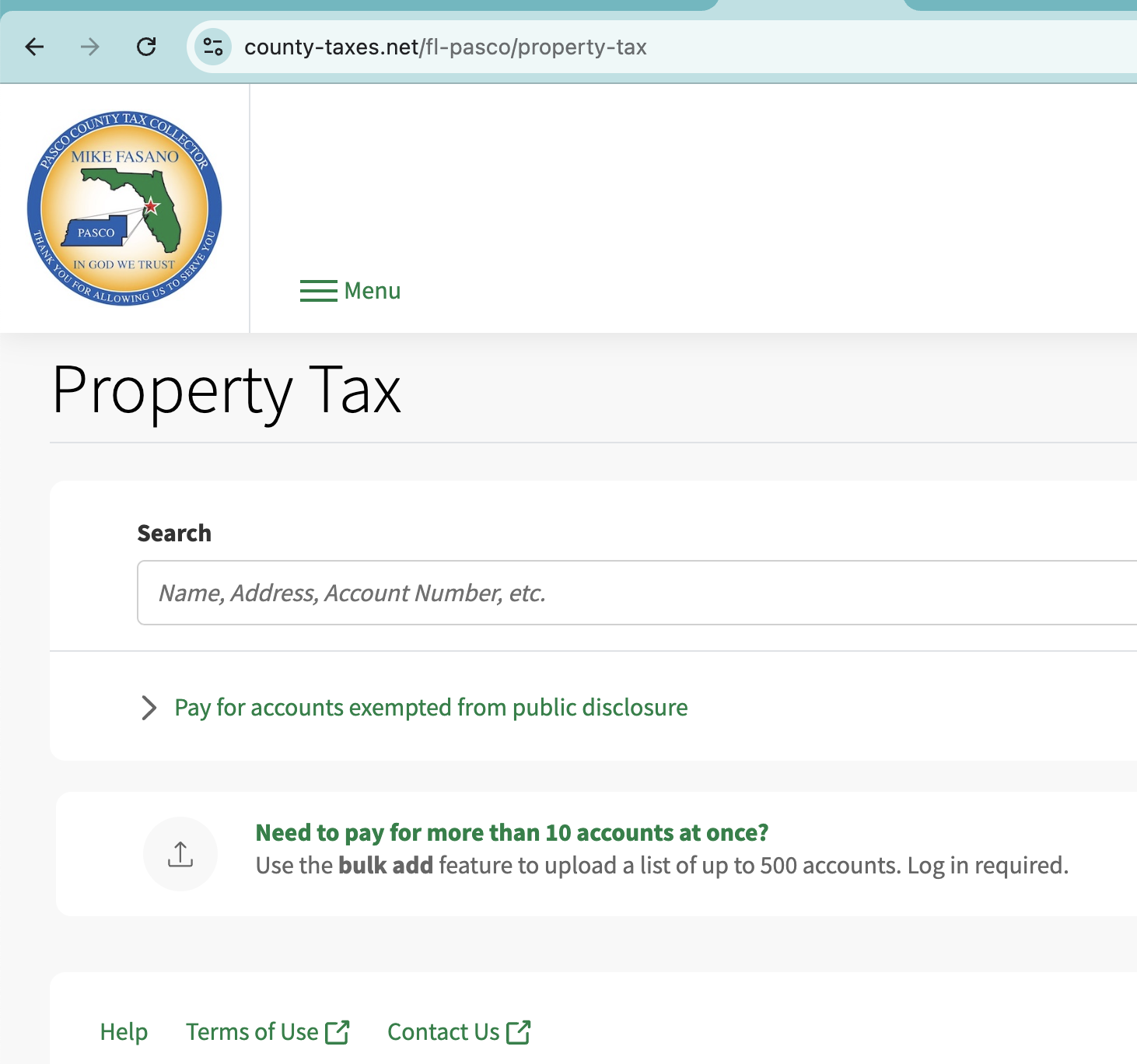 Pasco County Tax Collector Property Search