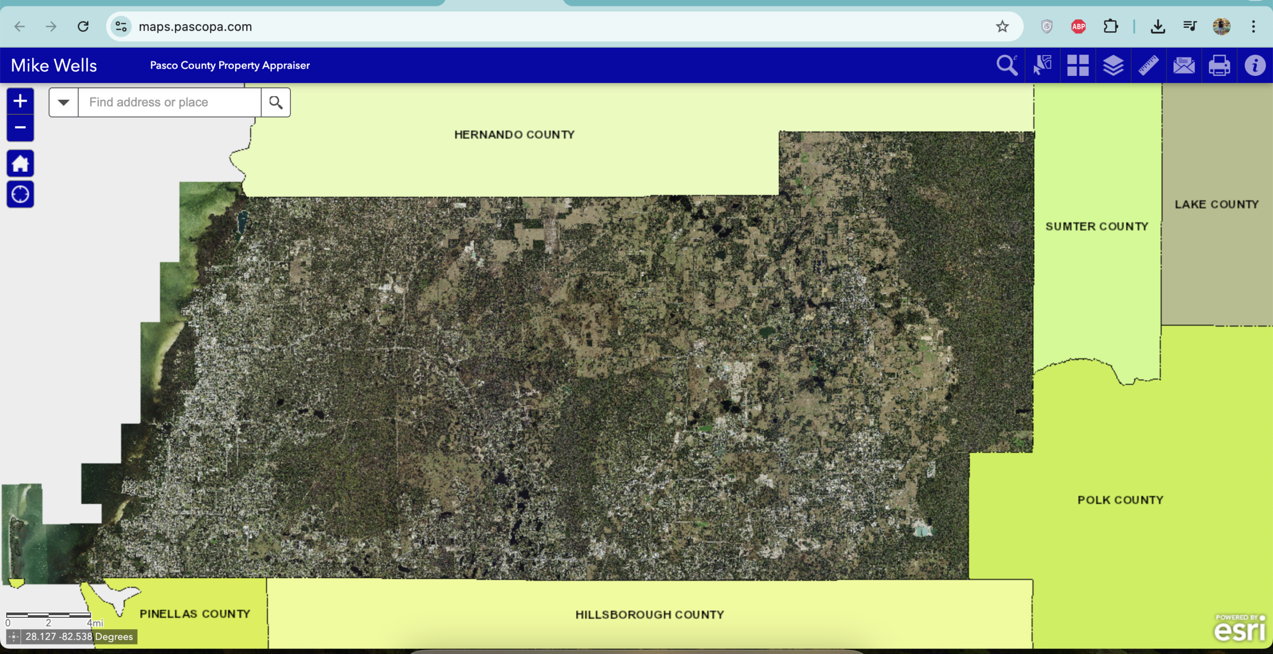 Pasco County Property Appraiser Map